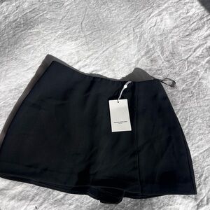 Amanda uprichard black mini skort